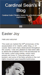 Mobile Screenshot of cardinalseansblog.org