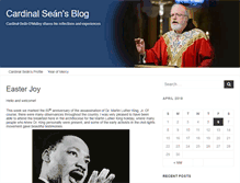 Tablet Screenshot of cardinalseansblog.org